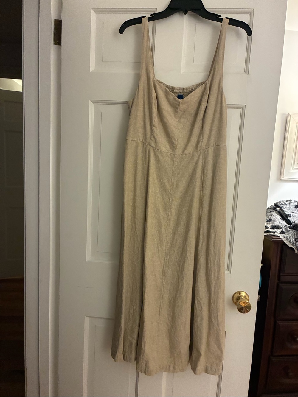 Old Navy Neutral Beige Sleeveless Maxi Dress